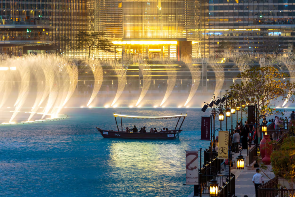 the Dubai Fountain Show